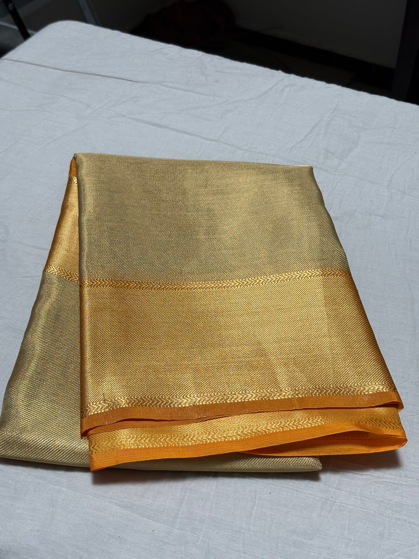 Gold Art Tissue saree