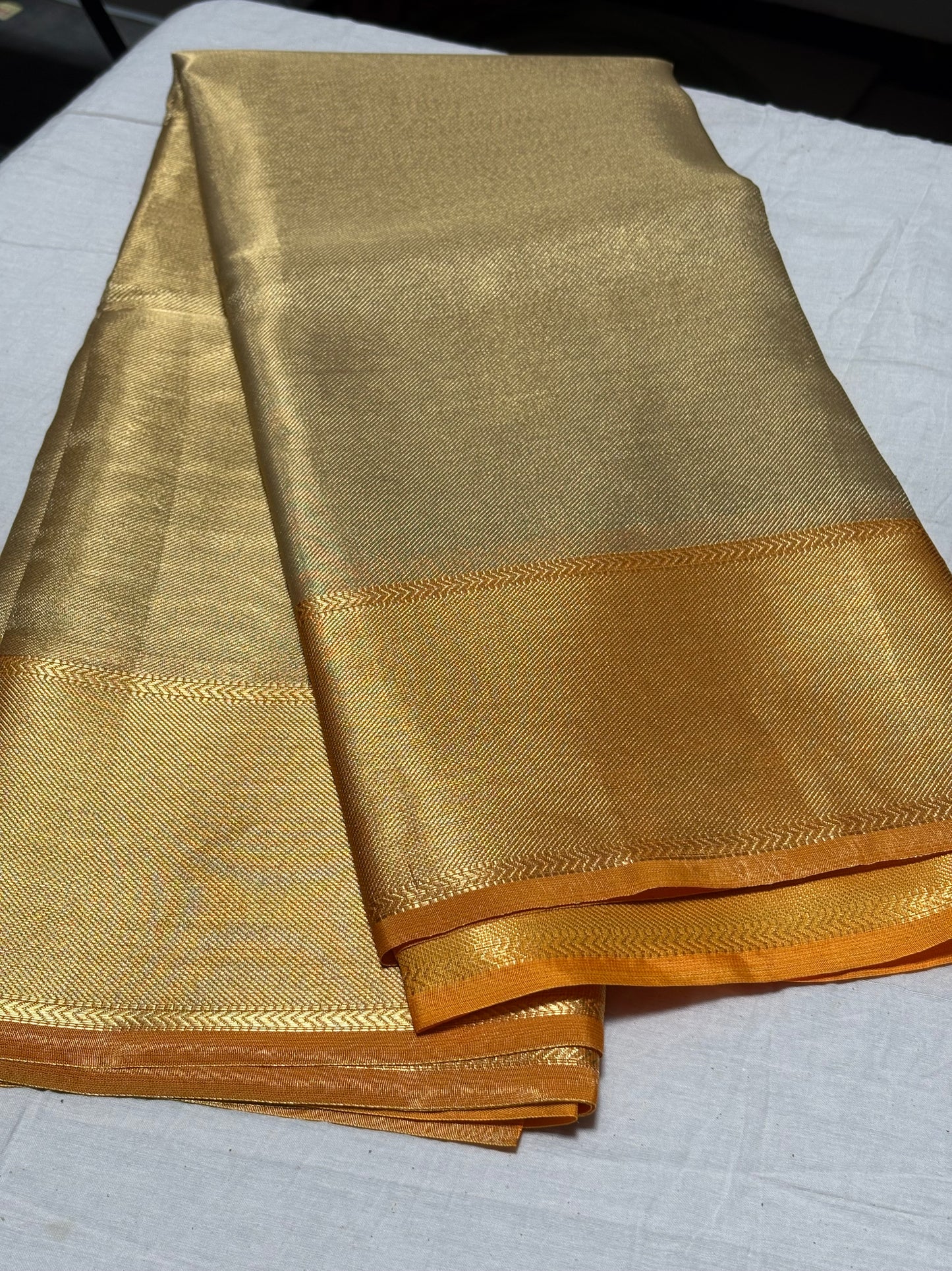 Gold Art Tissue saree