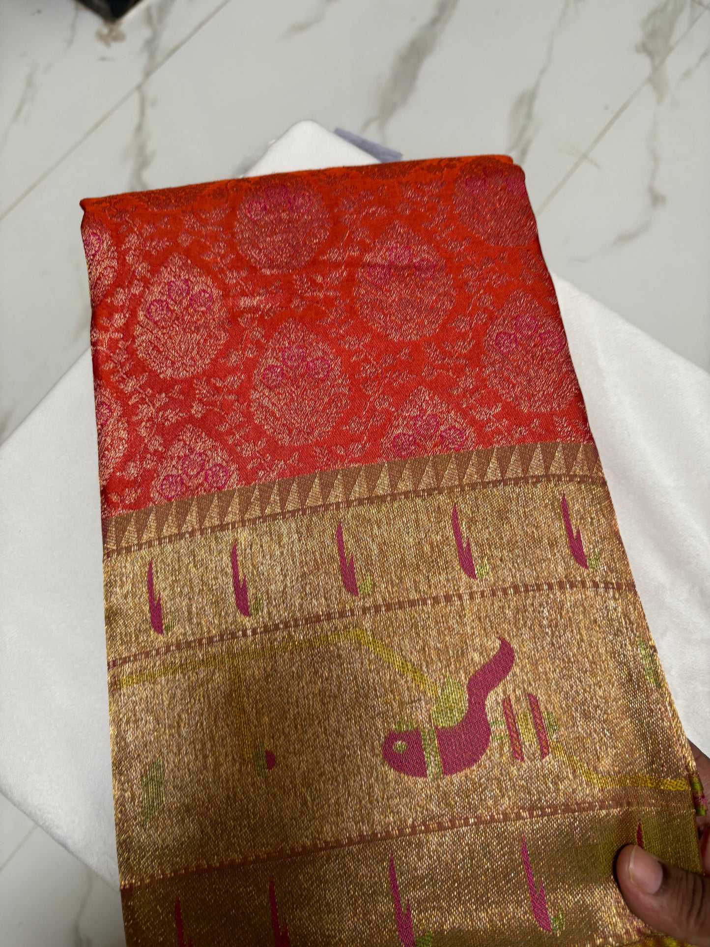 Fancy Kanjivaram silk collections Saree code:-FKSC1