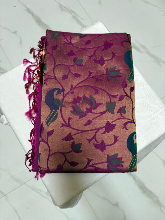 Fancy Kanjivaram silk collections Saree code:-FKSC2